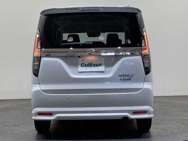 スズキ ソリオ バンディット HV MV 愛媛県 2023(令5)年 3.8万km ピュアホワイトP 純正ナビ/フルセグテレビ/Bluetooth/USB/全周囲カメラ/片側電動スライドドア/衝突被害軽減ブレーキ/レーダークルーズコントロール/コーナーセンサー/シートヒーター/ヘッドアップディスプレイ/ETC/オートライト/LEDヘッドライト/スマートキー/保証書/取扱説明書