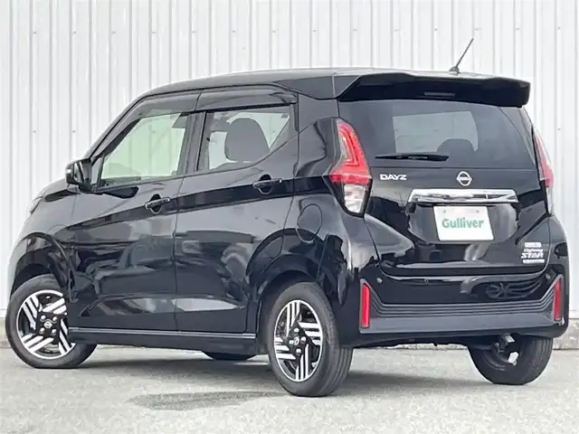 日産 デイズ ハイウェイスターX 福岡県 2024(令6)年 1.8万km ブラック プッシュスタート/スペアキー/Bluetooth接続/アラウンドビューモニター/コーナーセンサー前後/レーンキープアシスト/ダウンヒルアシストコントロール/オートライト/衝突被害軽減システム/LEDヘッドライト