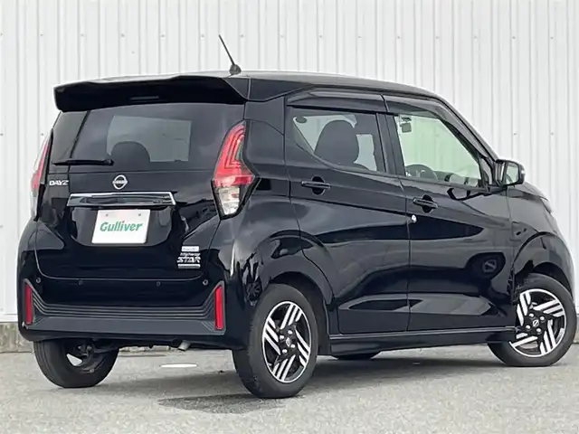 日産 デイズ ハイウェイスターX 福岡県 2024(令6)年 1.8万km ブラック プッシュスタート/スペアキー/Bluetooth接続/アラウンドビューモニター/コーナーセンサー前後/レーンキープアシスト/ダウンヒルアシストコントロール/オートライト/衝突被害軽減システム/LEDヘッドライト