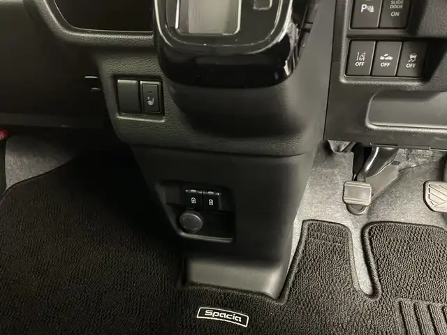 スズキ スペーシア カスタム HYBRID XS 鹿児島県 2021(令3)年 5.3万km ピュアホワイトP 純正ナビ/（AM/FM/CD/DVD/Bluetooth/フルセグ）/バックカメラ/両側パワースライドドア/シートヒーター/レーダークルーズコントロール/レーンキープアシスト/ドライブレコーダー/ETC/純正フロアマット/オートライト/オートハイビーム/純正AW15インチ/ハーフレザーシート/横滑り防止装置
