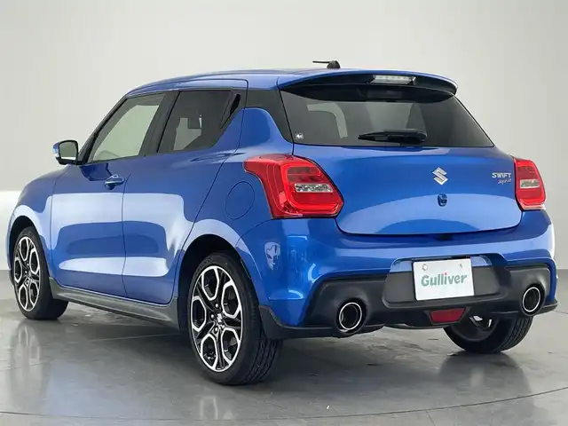 スズキ スイフト スポーツ セーフティPKG 愛知県 2019(令1)年 4万km スピーディーブルーM 純正ナビ　全方位カメラ　禁煙　ＭＴ車　柿本マフラー　ＥＴＣ　ミラー型前後ドラレコ　シートヒーター　セーフティサポート　衝突軽減　クルコン　車線逸脱　ＬＥＤライト　オートハイビーム　スマートキー　フォグ