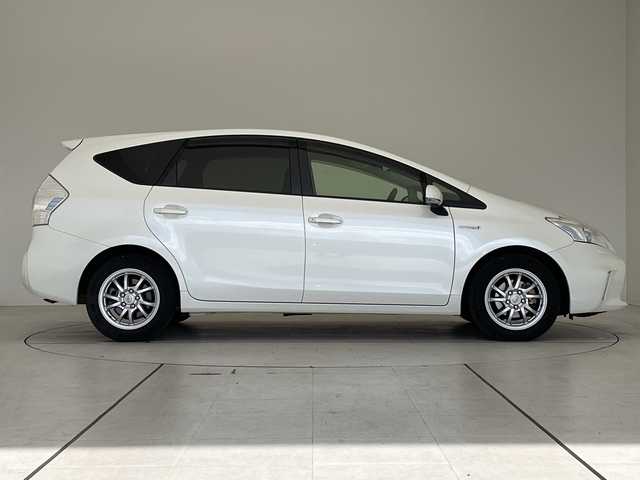 トヨタ プリウス α G 愛知県 2012(平24)年 5.5万km ホワイトパールクリスタルシャイン 純正8型ナビ/バックカメラ/純正アルミホイール/ＥＴＣ/LEDヘッドライト/ドライブレコーダー/フルセグ/CD DVD/Bluetooth/ステアリングスイッチ/スマートキー/プッシュスタート