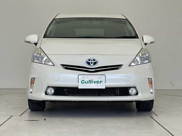 トヨタ プリウス α G 愛知県 2012(平24)年 5.5万km ホワイトパールクリスタルシャイン 純正8型ナビ/バックカメラ/純正アルミホイール/ＥＴＣ/LEDヘッドライト/ドライブレコーダー/フルセグ/CD DVD/Bluetooth/ステアリングスイッチ/スマートキー/プッシュスタート