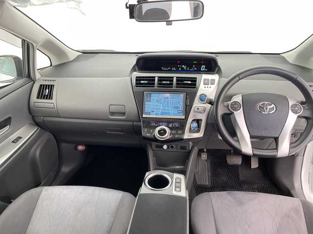 トヨタ プリウス α G 愛知県 2012(平24)年 5.5万km ホワイトパールクリスタルシャイン 純正8型ナビ/バックカメラ/純正アルミホイール/ＥＴＣ/LEDヘッドライト/ドライブレコーダー/フルセグ/CD DVD/Bluetooth/ステアリングスイッチ/スマートキー/プッシュスタート