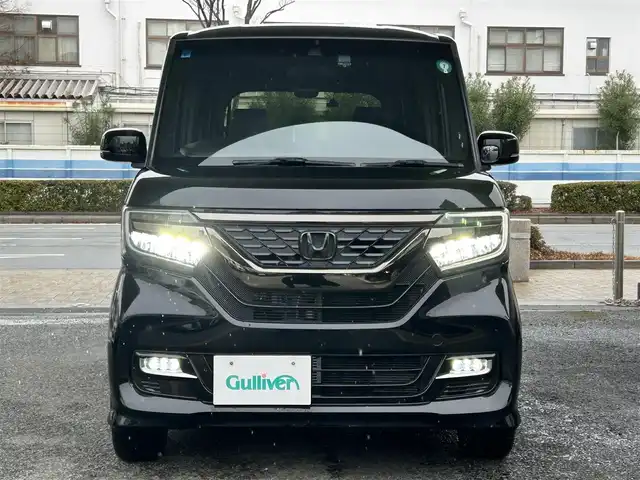 ホンダ Ｎ ＢＯＸ カスタム G L ターボ ホンダセンシング 兵庫県 2019(令1)年 1.9万km クリスタルブラックパール /ワンオーナー//純正8インチプレミアムインターナビ（VXU-195NBi）//地デジ/DVD/BT/USB/Apple Car Play//ステアリングリモコン//バックカメラ//ドライブレコーダー前後//両側パワースライドドア//ビルトインETC//純正15インチAW//ハーフレザーシート//オートLEDヘッドランプ//LEDフォグランプ//R2/3/4/6年点検記録簿//ACC//CMBS警告//先行車発進お知らせ//路外逸脱抑制システム//レーンキープアシストシステム//標識認識機能//ハイビームアシスト