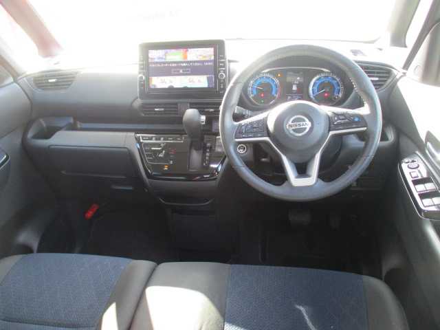 日産 ルークス HWS Gターボ プロパイロットED 岡山県 2021(令3)年 6万km ホワイトパール インテリジェントエマージェンシーブレーキ/踏み間違い衝突防止アシスト/インテリジェントFCW/車線逸脱警報（LDW・インテリジェントLi)/プロパイロット/先行車発進お知らせ/速度標識表示/インテリジェントアラウンドビューモニター/インテリジェントDA/ワンオーナー/純正9インチSDナビ/フルセグテレビ/アラウンドビューモニター/Bluetooth/USB/DVD再生可能/ハンズフリーパワースライドドア/両側パワースライドドア/純正ドライブレコーダー（フロント・リア）/オートライト/LEDヘッドライト/2.0対応ビルトインETC/ウィンカーミラー/純正15AW/純正フロアマット/スマートキー2個/取扱説明書/保証書