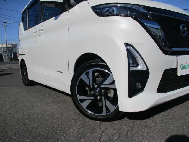 日産 ルークス HWS Gターボ プロパイロットED 岡山県 2021(令3)年 6万km ホワイトパール インテリジェントエマージェンシーブレーキ/踏み間違い衝突防止アシスト/インテリジェントFCW/車線逸脱警報（LDW・インテリジェントLi)/プロパイロット/先行車発進お知らせ/速度標識表示/インテリジェントアラウンドビューモニター/インテリジェントDA/ワンオーナー/純正9インチSDナビ/フルセグテレビ/アラウンドビューモニター/Bluetooth/USB/DVD再生可能/ハンズフリーパワースライドドア/両側パワースライドドア/純正ドライブレコーダー（フロント・リア）/オートライト/LEDヘッドライト/2.0対応ビルトインETC/ウィンカーミラー/純正15AW/純正フロアマット/スマートキー2個/取扱説明書/保証書