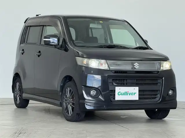 スズキ ワゴンＲ スティングレー リミテッドⅡ 愛知県 2012(平24)年 12万km ブルーイッシュブラックパール3 クラリオン製7型ワイドSDナビ/　　・CD/DVD/BT/バックカメラ/ワンセグTV/プッシュスタート/ベンチシート/フルフラットシート/盗難防止機能/オートライト/純正フロアマット/取扱説明書/保証書/スマートキー/スペアキー