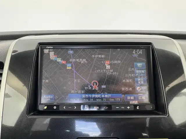 スズキ ワゴンＲ スティングレー リミテッドⅡ 愛知県 2012(平24)年 12万km ブルーイッシュブラックパール3 クラリオン製7型ワイドSDナビ/　　・CD/DVD/BT/バックカメラ/ワンセグTV/プッシュスタート/ベンチシート/フルフラットシート/盗難防止機能/オートライト/純正フロアマット/取扱説明書/保証書/スマートキー/スペアキー