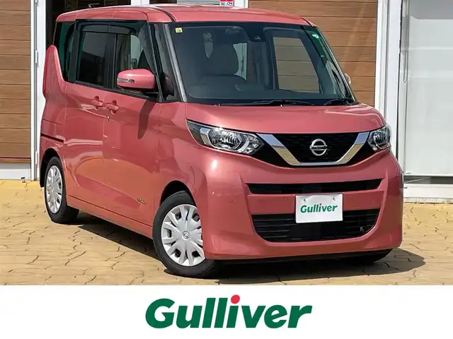 日産 ルークス X 宮崎県 2020(令2)年 2.8万km ブロッサムピンク 衝突軽減ブレーキ/レーンキープアシスト/クリアランスソナー/純正SDナビ(MM318D-W)/フルセグ/BT/DVD/CD/全方位カメラ/ステアリングスイッチ/片側パワースライドドア/スマートキー/プッシュスタート/ハロゲンヘッドライト/オートライト/純正フロアマット