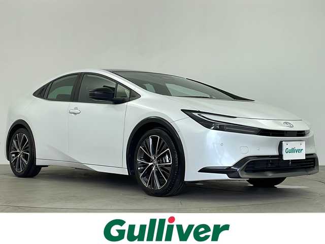 トヨタ プリウス Z 鹿児島県 2023(令5)年 1.1万km プラチナホワイトパールマイカ Toyota Safety Sense/純正12.3型ディスプレィオーディオ/Bluetooth対応/全方位カメラ/バックカメラ/黒レザーシート/・前席シートヒーター /・前席エアシート /・メモリシート /パノラマルーフ/デジタルインナーミラー/ブラインドスポットモニター/置くだけ充電/ビルトインETC2.0/ステアリングヒーター/パワーバックドア /オートホールド/純正19インチアルミホイール/前後コーナーセンサー/LEDヘッドライト/オートライトコントロール/電動格納ミラー/純正フロアマット/スマートキー/エンジンプッシュスタート/保証書/取扱説明書