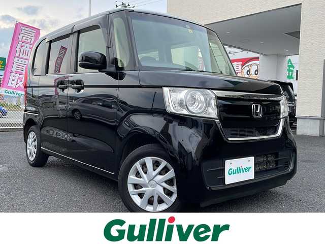 ホンダ Ｎ ＢＯＸ G EX ターボ ホンダセンシング 山形県 2018(平30)年 10.4万km クリスタルブラックパール ・ワンオーナー/・ビルトインETC/・MTモード付きAT/・レーダークルーズコントロール/・レーンキープアシスト/・後方ソナー/・LEDヘッドライト/・オートライト/・標識検知/・先行車発進お知らせ/・横滑り防止装置/・両側パワスラ/・前席シートヒーター/・パドルシフト/・ステアリングスイッチ/・TYPEーA充電2コ/・純正マット/・保証書/・取扱説明書