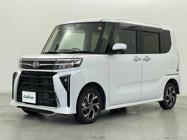 ダイハツ タント カスタム X 宮城県 2022(令4)年 1.5万km シャイニングホワイトパール スマートアシスト		/・衝突回避支援ブレーキ機能	/・車線逸脱警報機能＆路側逸脱警報機能		/・標識認識機能		/・全車速追従機能付ＡＣＣ		/・レーンキープコントロール		/・コーナーセンサー		/・オートハイビーム/両側パワースライドドア/純正7インチナビ/（BT.SD.AM.FM.DVD.CD.USB.ipod）/フルセグTV/バックカメラ/純正ドライブレコーダー（FR）/ETC/ハーフレザーシート/前席シートヒーター/ステアリングスイッチ/プッシュスタート/スマートキー（2本）/電動パーキングブレーキ/LEDヘッドライト/純正フロアマット/純正14インチアルミホイール/純正冬タイヤ積込/ロールサンシェード/シートバックテーブル