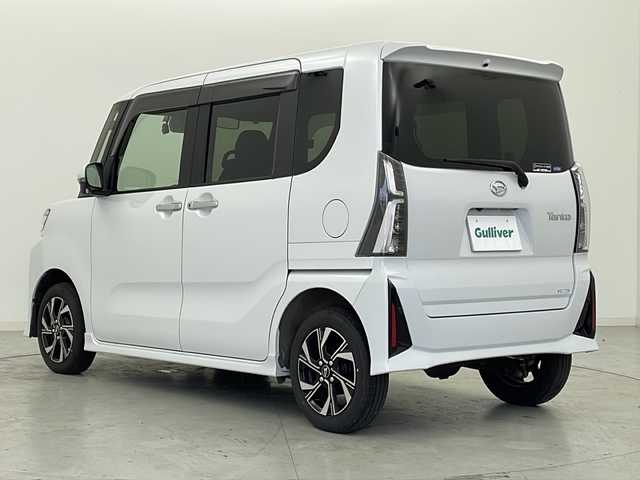 ダイハツ タント カスタム X 宮城県 2022(令4)年 1.5万km シャイニングホワイトパール スマートアシスト		/・衝突回避支援ブレーキ機能	/・車線逸脱警報機能＆路側逸脱警報機能		/・標識認識機能		/・全車速追従機能付ＡＣＣ		/・レーンキープコントロール		/・コーナーセンサー		/・オートハイビーム/両側パワースライドドア/純正7インチナビ/（BT.SD.AM.FM.DVD.CD.USB.ipod）/フルセグTV/バックカメラ/純正ドライブレコーダー（FR）/ETC/ハーフレザーシート/前席シートヒーター/ステアリングスイッチ/プッシュスタート/スマートキー（2本）/電動パーキングブレーキ/LEDヘッドライト/純正フロアマット/純正14インチアルミホイール/純正冬タイヤ積込/ロールサンシェード/シートバックテーブル