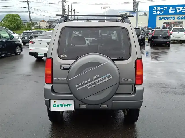 スズキ ジムニー ワイルドウィンド 福井県 2006(平18)年 3.8万km グラファイトグレーパールメタリック ワンオーナー車/ルーフレール/４WD/シートヒーター/純正フロアマット/リモコンキー/ダブルエアバッグ/保証書