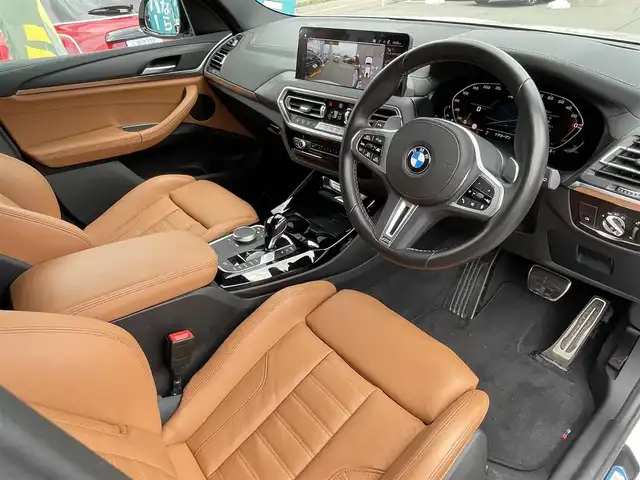 ＢＭＷ Ｘ３ M40d 長野県 2022(令4)年 1.7万km 白 4WD/純正ナビ/・Bluetooth/CD/DVD/TV/全方位バックカメラ/クルーズコントロール追走あり/純正ETC/電動リアゲート/純正ドライブレコーダー/純正フロアマット/メモリパワーシート/レザーシート/シートヒーター/純正20インチAW/純正AWノーマルタイヤ積み込み/前後コーナーセンサー/LEDオートライト/パドルシフト/革ステアリング/ヘッドアップディスプレイ/スペアキー/取り扱い説明書/保証書