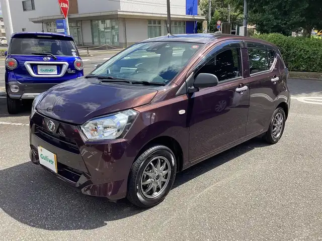 ダイハツ ミラ イース L SAⅢ 神奈川県 2018(平30)年 1.4万km プラムブラウンクリスタルマイカ 社外ナビ、TV/スマートアシスト3/リモコンキー