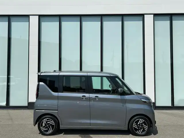日産 ルークス ハイウェイスター X 大阪府 2024(令6)年 1.2万km チタニウムグレーメタリック 純正9インチディスプレイオーディオ/   Bluetooth/USB　/全方位モニター/エマージェンシーブレーキ　/クリアランスソナー/アイドリングストップ/両側パワースライドドア　/純正フロアマット/プッシュスタート/スマートキー　/純正14インチアルミホイール　/ベンチシート　/LEDヘッドライト