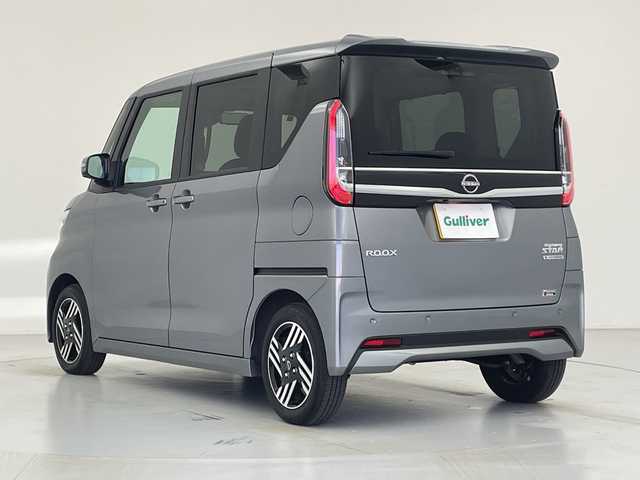 日産 ルークス ハイウェイスター X 愛知県 2024(令6)年 1.2万km チタニウムグレーメタリック 純正9インチディスプレイオーディオ/(AppleCarPlay/AndroidAuto/Bluetooth/USB)/全方位モニター/エマージェンシーブレーキ　/クリアランスソナー/両側パワースライドドア　/デジタルインナーミラー/純正フロアマット/シートバックテーブル/後席サンシェード/純正14インチアルミホイール　/LEDヘッドライト