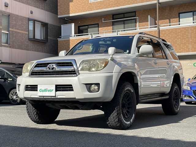 トヨタ ハイラックス サーフ SSR－X LTD 高知県 2007(平19)年 12.9万km ホワイトパールクリスタルシャイン リフトアップ/ブロックタイヤ/４ＷＤ/ナビ/・Bluetooth/・CD/DVD/・フルセグTV/バックモニター/ＥＴＣ