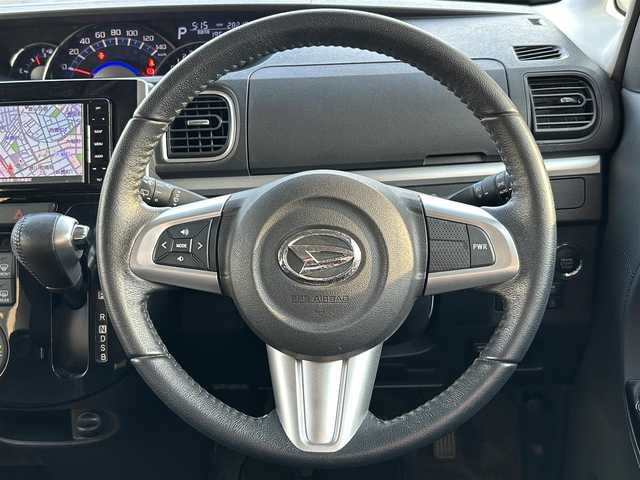 ダイハツ タント カスタム RS SA Ⅲ 愛知県 2017(平29)年 2.9万km ブラックマイカメタリック ワンオーナー/社外メモリナビ/ワンセグテレビ/バックカメラ/Bluetooth/アイドリングストップ/ウィンカーミラー/ドアバイザー/プッシュスタート/両側パワースライドドア/ETC/レザーステアリング/シートヒーター