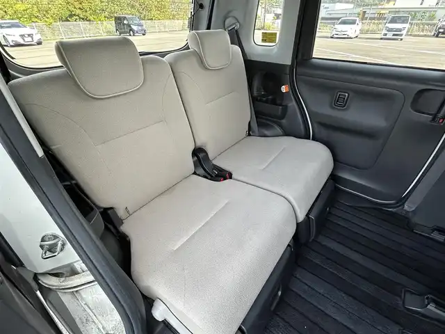ダイハツ ムーヴ キャンバス G メイクアップ リミテッド　SAⅢ 愛媛県 2018(平30)年 6.3万km パールホワイトⅢ/スムースグレーマイカメタリック 2トーン コーナーセンサー/フォグランプ/LED/オートライト/オートマチックハイビーム/バックカメラ/前方ドラレコ/フルセグTV/USB/ベンチシート/両側パワースライドドア/純正フロアマット/プッシュスタート/パワーウィンドウ/パワステ/アイドリングストップ/スマートキー/ABS/横滑り防止装置