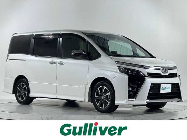 トヨタ ヴォクシー ZS 煌Ⅱ 佐賀県 2019(令1)年 7.6万km ホワイトパールクリスタルシャイン アルパイン製11インチSDナビ（EX112）/フルセグTV/Bluetooth/CD/DVD/バックカメラ/ETC/ミラー型ドライブレコーダー/両側パワースライドドア/クルーズコントロール/コーナーセンサー/ステアリングリモコン/電動格納ミラー/ナビ上部別途ディスプレイオーディオ/純正LEDヘッドライト/後席カーテン（純正）/社外フロアマット/純正16インチアルミホイール