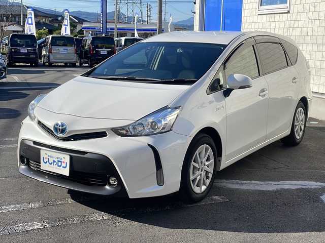 トヨタ プリウス α S 長野県 2015(平27)年 11.5万km ホワイトパールクリスタルシャイン (株)IDOMが運営する【じしゃロン長野店】の自社ローン専用車両になります/こちらは現金またはオートローンご利用時の価格です。自社ローンご希望の方は別途その旨お申付け下さい./純正ナビ　（CD/DVD/BT）/バックカメラ/ビルトインETC/ステアリングスイッチ/クルーズコントロール/純正フロアマット/前方向ドライブレコーダー