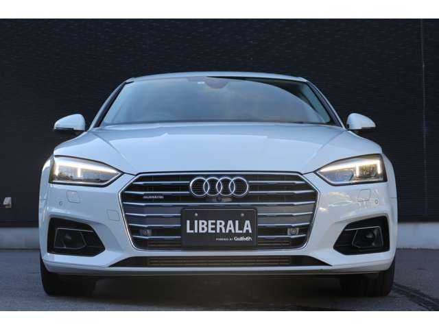 アウディ Ａ５ SB2．0TFSI Q スポーツ 大分県 2018(平30)年 6.7万km 白 当店買取車/スペアキー1本/アダクティブクルーズコントロール/純正ナビ/Bluetooth/360°/フルレザーシート（黒）/パワーシート（D席/N席）/シートヒーター（D席/N席）/純正ドライブレコーダー（前方）/AUX/ETC/純正フロアマット/純正18インチアルミホイール