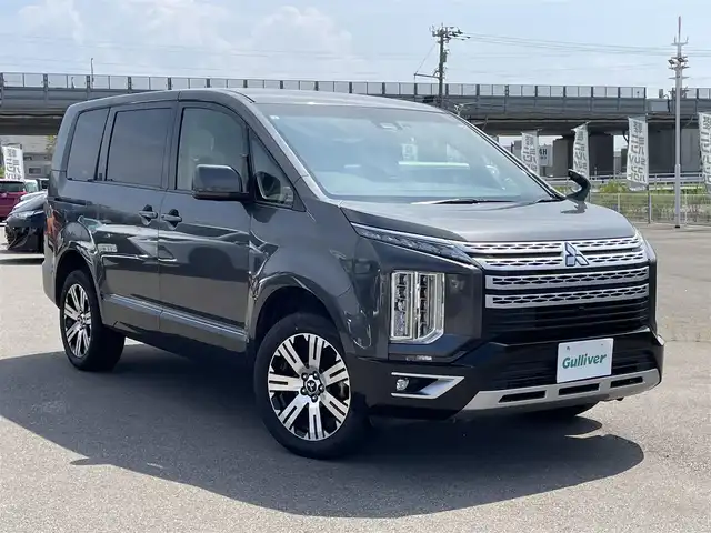 三菱 デリカＤ：５ G 石川県 2021(令3)年 3.6万km グレーⅡ 4WD/ディーゼル/ケンウッドナビ/フルセグTV/バックカメラ/LEDヘッドライト/ETC/両側パワースライド/ドライブレコーダー/純正アルミホイール/レーダークルーズ/衝突軽減ブレーキ/純正アルミホイール/スマートキー/プッシュスタート/電動ミラー/保証書