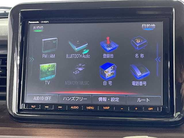 スズキ ラパン ＬＣ X 福岡県 2022(令4)年 2.4万km トラッドカーキメタリック/ソフトベージュ 2トーン 純正メモリーナビゲーション/CD DVD BT/フルセグテレビ/TVキッド/全方位モニター/LEDヘッドライト/シートヒーター/ベンチシート/ハーフレザーシート/スマートキー/プッシュスタートエンジン/ETC/純正フロアマット