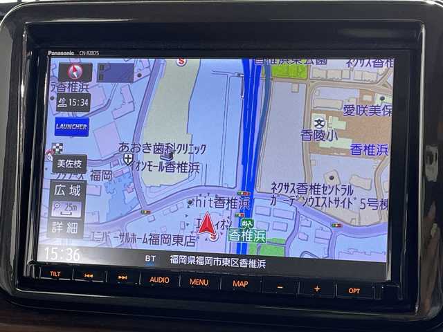 スズキ ラパン ＬＣ X 福岡県 2022(令4)年 2.4万km トラッドカーキメタリック/ソフトベージュ 2トーン 純正メモリーナビゲーション/CD DVD BT/フルセグテレビ/TVキッド/全方位モニター/LEDヘッドライト/シートヒーター/ベンチシート/ハーフレザーシート/スマートキー/プッシュスタートエンジン/ETC/純正フロアマット