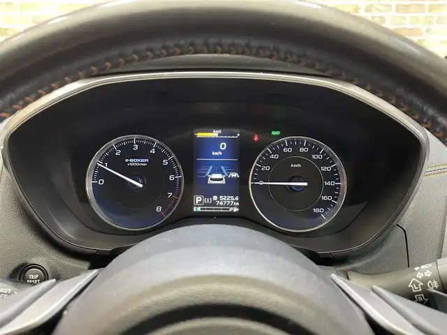 スバル ＸＶ ハイブリッド アドバンス 岩手県 2019(令1)年 7.5万km クールグレーカーキ ４WD/ルーフレール/X-MODE/ヒルディセントコントロール/アイサイトVer.3/プリクラッシュブレーキ/全車速追従機能付きクルーズコントロール/アクティブレーンキープ/AT誤発進抑制制御/先行車発信お知らせ機能/コーナーセンサー/スバルリヤビークルディテクション/ハイビームアシスト/横滑り防止装置/アイドリングストップ/ステアリング連動ヘッドランプ/パドルシフト/オートビークルホールド/前席パワーシート/純正ナビ/フルセグTV/ドライブレコーダー/ETC2.0/バック・サイドモニター/LEDヘッドランプ/フロント・リヤフォグランプ/純正18インチアルミホイール