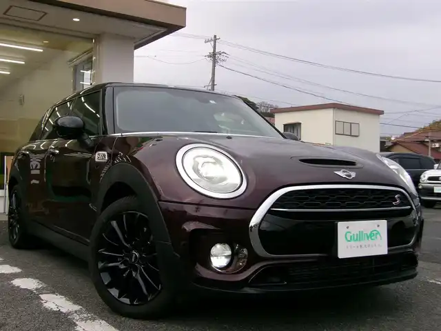 ＭＩＮＩ ミニ クラブマン クーパーS 三重県 2016(平28)年 7.5万km 茶Ⅱ ♪ターボ/♪黒ルーフ/スマートキー/黒革調シートカバー/純正メーカーナビ/・AUX・USB/・Bluetoothオーディオ/・ミュージックコレクション/・バックカメラ/純正17インチAW/LEDヘッドライト/LEDフォグライト/リアフォグライト/オートライト/オートワイパー/革巻ステアリング/ステアリングスイッチ/クルーズコントロール/スモークフィルム/電格ミラー/フロアマット/ETC/サイド/カーテンエアバック