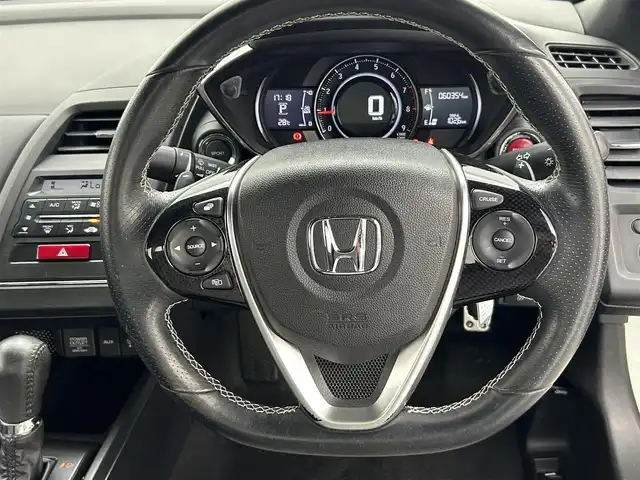 ホンダ Ｓ６６０ α 熊本県 2015(平27)年 6.1万km 白 ドライブレコーダー　/ＥＴＣ　/クルーズコントロール　/パドルシフト　/オートライト　/ＬＥＤヘッドライト　/ハーフレザーシート　/オートエアコン　/純正１６インチＡＷ　/スマートキー　/プッシュスタート