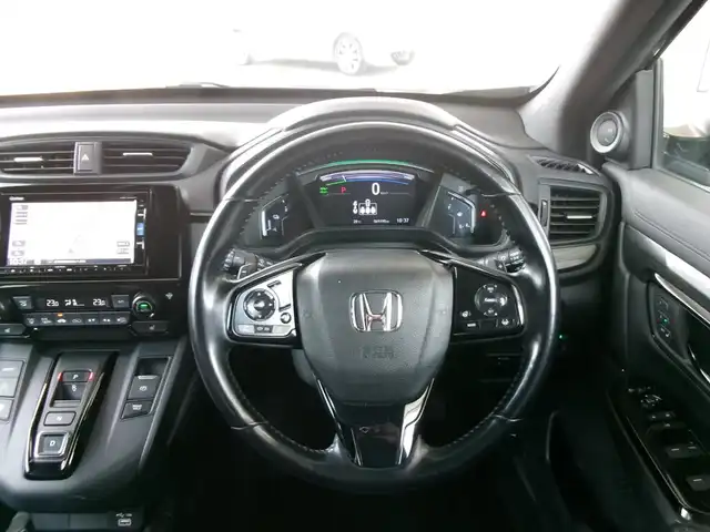 ホンダ ＣＲ－Ｖ ハイブリッド e:HEV EX ブラックED 群馬県 2020(令2)年 7万km クリスタルブラックパール ワンオーナー/ホンダセンシング/ブラインドスポットインフォメーション/電動パノラミックサンルーフ/Hondaインターナビ・フルセグTV/　・BT・DVD(VRU-205CVi)/バックモニター/純正ナビ連動前後ドライブレコーダー/　(DRH-204VD)/純正リモコンエンジンスターター/スマートキー×2/純正ビルトインETC2.0/ブラックレザーシート/前席パワーシート/全席シートヒーター/ハンズフリーアクセスパワーテールゲート/純正18インチアルミホイール/BLITZタワーバー/保証書＆取説