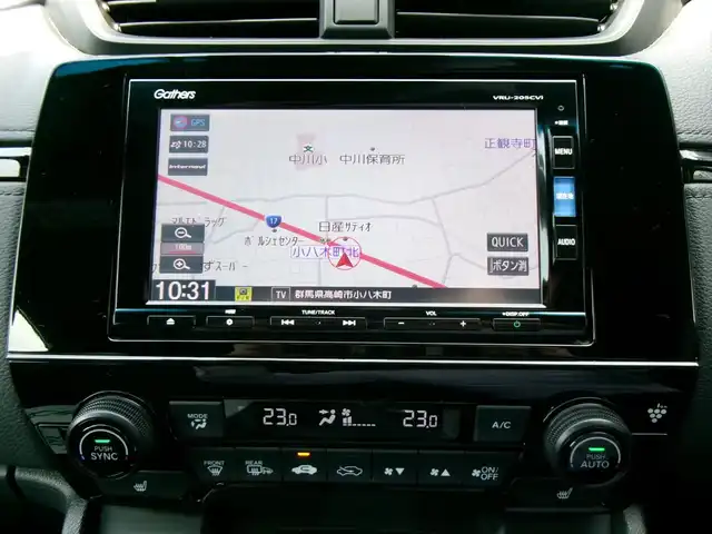 ホンダ ＣＲ－Ｖ ハイブリッド e:HEV EX ブラックED 群馬県 2020(令2)年 7万km クリスタルブラックパール ワンオーナー/ホンダセンシング/ブラインドスポットインフォメーション/電動パノラミックサンルーフ/Hondaインターナビ・フルセグTV/　・BT・DVD(VRU-205CVi)/バックモニター/純正ナビ連動前後ドライブレコーダー/　(DRH-204VD)/純正リモコンエンジンスターター/スマートキー×2/純正ビルトインETC2.0/ブラックレザーシート/前席パワーシート/全席シートヒーター/ハンズフリーアクセスパワーテールゲート/純正18インチアルミホイール/BLITZタワーバー/保証書＆取説