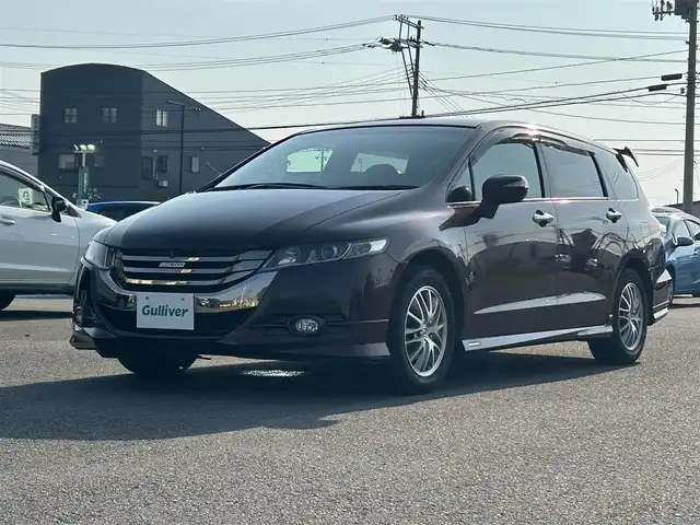 ホンダ オデッセイ M エアロパッケージ 山形県 2009(平21)年 7.8万km ディープボルドーパール 純正フリップダウン/純正HDDナビ/　　【CD DVD BT フルセグ】/全周囲カメラ/HIDオートヘッドライト/純正16インチアルミホイール/パーキングアシスト/ステアリングスイッチ/電動格納ウィンカーミラー/フォグランプ/WAC/スマートキー/ETC