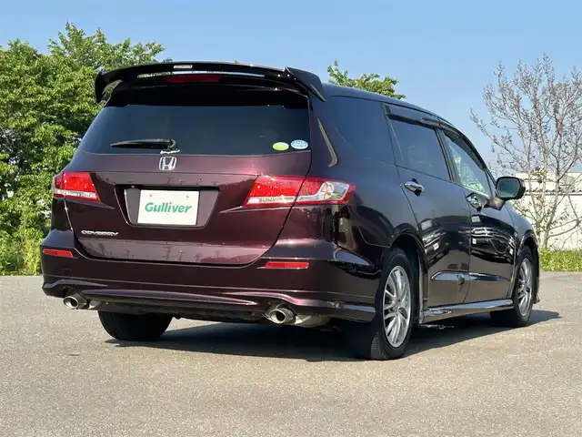 ホンダ オデッセイ M エアロパッケージ 山形県 2009(平21)年 7.8万km ディープボルドーパール 純正フリップダウン/純正HDDナビ/　　【CD DVD BT フルセグ】/全周囲カメラ/HIDオートヘッドライト/純正16インチアルミホイール/パーキングアシスト/ステアリングスイッチ/電動格納ウィンカーミラー/フォグランプ/WAC/スマートキー/ETC
