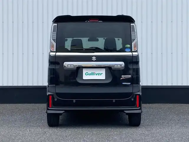 スズキ スペーシア カスタム HYBRID XS 千葉県 2020(令2)年 7万km ブルーイッシュブラックパール3 純正8インチナビ/(フルセグTV/BT/CD/DVD/FM/AM)/リアサーキュレーター/衝突被害軽減システム/車線逸脱警報/ハーフレザーシート/両側パワースライドドア/横滑り防止装置/ビルトインETC/アイドリングストップ/LEDヘッドライト/フォグランプ/オートライト/ウィンカーミラー/電動格納ミラー/純正14インチAW/シートヒーター/シートリフター/プッシュスタート/スマートキー/フロアマット/ドアバイザー/スペアキー/取扱説明書/保証書
