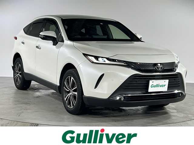 トヨタ ハリアー G レザーパッケージ 福岡県 2021(令3)年 5.1万km ホワイトパールクリスタルシャイン 純正8型ディスプレイオーディオ/フルセグテレビ/バックカメラ/LEDヘッドライト/デジタルインナーミラー/レーダークルーズコントロール/シートヒーター/シートクーラー/ステアリングヒーター/オートハイビーム/オートライト/純正18インチアルミホイール/パワーバックドア/革巻きステアリング/オートドアミラー/ETC