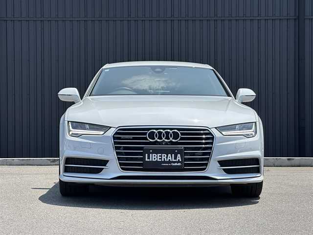 アウディ Ａ７ SB 2.0 TFSI クワトロ S LINE P 福島県 2018(平30)年 6.6万km グレイシアホワイトメタリック マトリクスLED/パークアシストパッケージ/バック、フロントカメラ/BOSEサウンド/純正19AW/純正ナビ(CD/DVD/BT/SD/AUX/USB)/フルセグ/ステアリングスイッチ/パドルシフト/黒レザーシート/シートヒーター/パワーシート/パワーバックドア/クルーズコントロール/ETC/レインセンサー/オートホールド/シートヒーター/取扱説明書/保証書/スペアキー