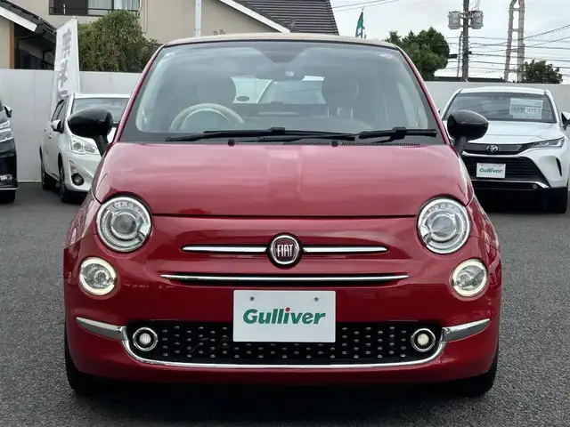 フィアット ５００Ｃ ツインエア ラウンジ 大分県 2020(令2)年 8.6万km 赤 ワンオーナー/純正ディスプレイオーディオ/Bluetooth/ラジオ/beatsサウンドシステム/ETC/革巻きステアリング/ステアリングスイッチ/社外フロアマット/ハーフレザーシート/シガーソケット/USB端子