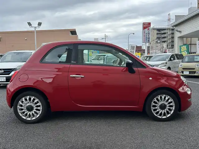 フィアット ５００Ｃ ツインエア ラウンジ 大分県 2020(令2)年 8.6万km 赤 ワンオーナー/純正ディスプレイオーディオ/Bluetooth/ラジオ/beatsサウンドシステム/ETC/革巻きステアリング/ステアリングスイッチ/社外フロアマット/ハーフレザーシート/シガーソケット/USB端子