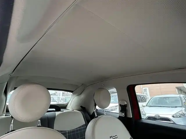 フィアット ５００Ｃ ツインエア ラウンジ 大分県 2020(令2)年 8.6万km 赤 ワンオーナー/純正ディスプレイオーディオ/Bluetooth/ラジオ/beatsサウンドシステム/ETC/革巻きステアリング/ステアリングスイッチ/社外フロアマット/ハーフレザーシート/シガーソケット/USB端子