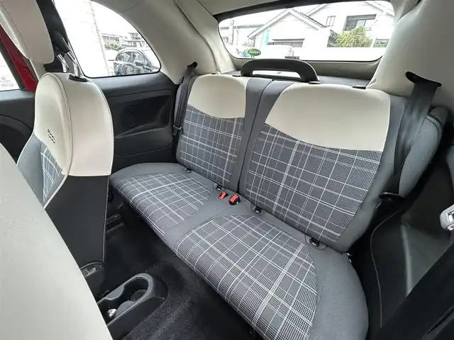 フィアット ５００Ｃ ツインエア ラウンジ 大分県 2020(令2)年 8.6万km 赤 ワンオーナー/純正ディスプレイオーディオ/Bluetooth/ラジオ/beatsサウンドシステム/ETC/革巻きステアリング/ステアリングスイッチ/社外フロアマット/ハーフレザーシート/シガーソケット/USB端子