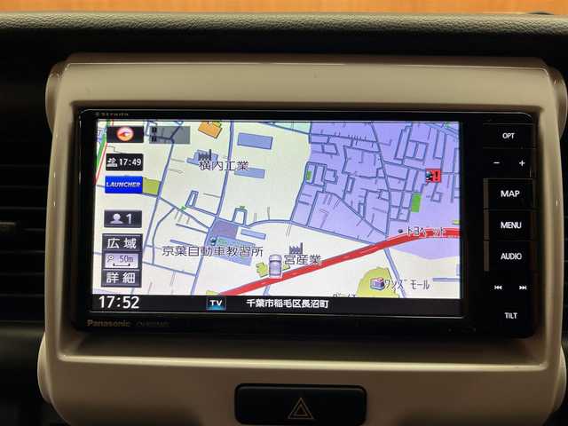 スズキ ハスラー A 茨城県 2017(平29)年 4.7万km ブルーイッシュブラックパール3 (株)IDOMが運営する【じしゃロン水戸店】の自社ローン専用車両になりますこちらは現金またはオートローンご利用時の価格です。自社ローンご希望の方は別途その旨お申付け下さい/フルタイム４WD/社外SDナビ/Bluetooth　/フルセグTV　/ETC/シートヒーター/社外ドラレコ