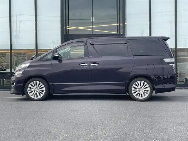 トヨタ ヴェルファイア 2．4Z 茨城県 2014(平26)年 9.7万km ボルドーマイカメタリック 社外ナビ/フリップダウンモニター/バックカメラ/スペアキー/両側パワースライドドア/フロアマット純正/コーナーセンサー/スタッドレスタイヤ付き/ETC