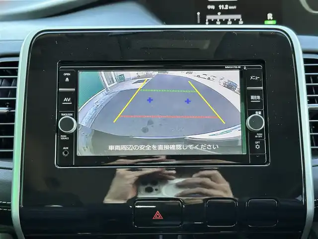 日産 セレナ ハイウェイスター Vセレクション 宮城県 2017(平29)年 6.6万km ダイヤモンドブラック ワンオーナー/エマージェンシーブレーキ/車線逸脱警報/純正SDナビ/【CD・DVD・SD・BT・フルセグTV】/バックカメラ/ETC/両側パワースライドドア/純正16インチAW/社外GPSレーダー/クルーズコントロール/横滑り防止装置/アイドリングストップ/リアサンシェード/ウィンカーミラー/オートライト/LEDヘッドライト/フォグライト/スマートキー