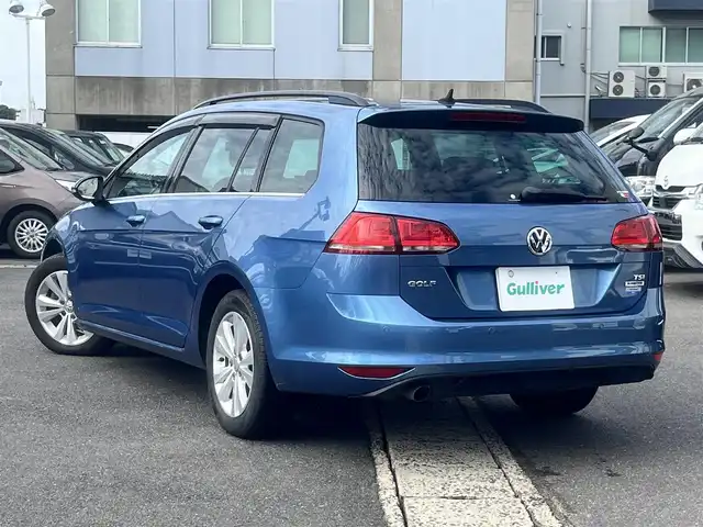 フォルクスワーゲン ゴルフ ヴァリアント TSI コンフォートライン 島根県 2015(平27)年 10.5万km 青 純正メモリナビTV/ＤＶＤ再生　/Ｂｌｕｅｔｏｏｔｈ　/ビルトインＥＴＣ　/前後ドライブレコーダー　/アイドリングストップ/後方コーナーセンサー/純正フォグランプ　/オートライト　/スペアキー1本/純正フロアマット　/純正１６インチアルミホイール